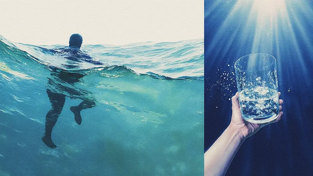 Río en movimiento, cambio emocional