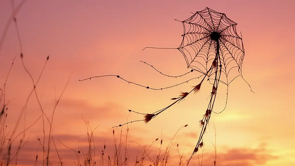 Araña blanca como símbolo de claridad y renovación
