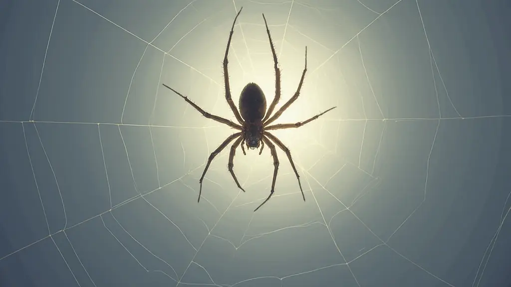 Araña tejiendo su tela como símbolo de destino